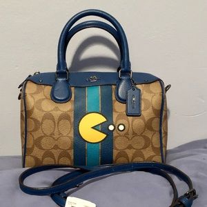 Coach Pac-Man micro Bennett crossbody satchel used twice.